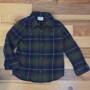 Hanna Andersson boys plaid flannel sz 100